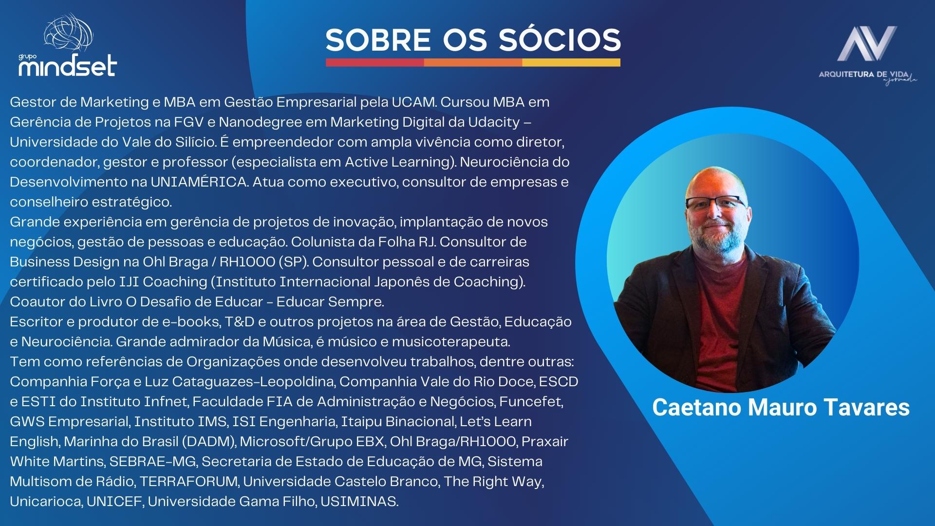 Apresentaçao Oficial Grupo MIndset Caetano